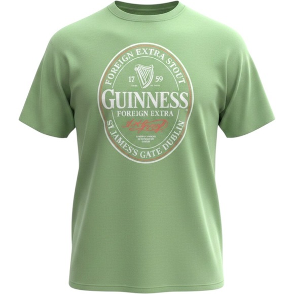 Guinness Other - Guinness Foreign Extra Stout Green Graphic T-Shirt Mens XXL Relaxed Fit New